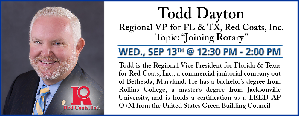 Todd Dayton, Red Coats, Inc.